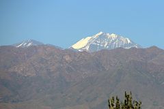 03-1 Cerro Plata Pokes Up Above The Hills On The Way From Mendoza To Lujan de Cuyo